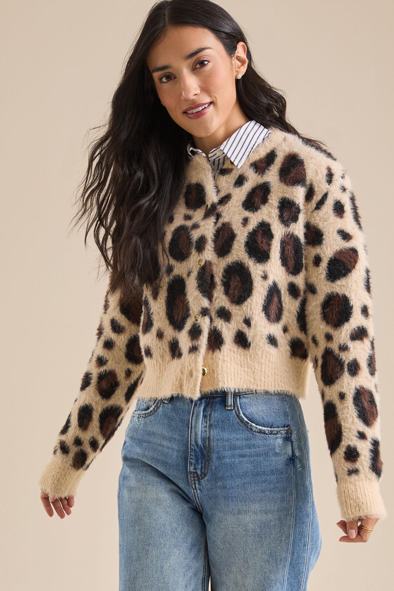 Sara Eyelash Cardigan Product Image