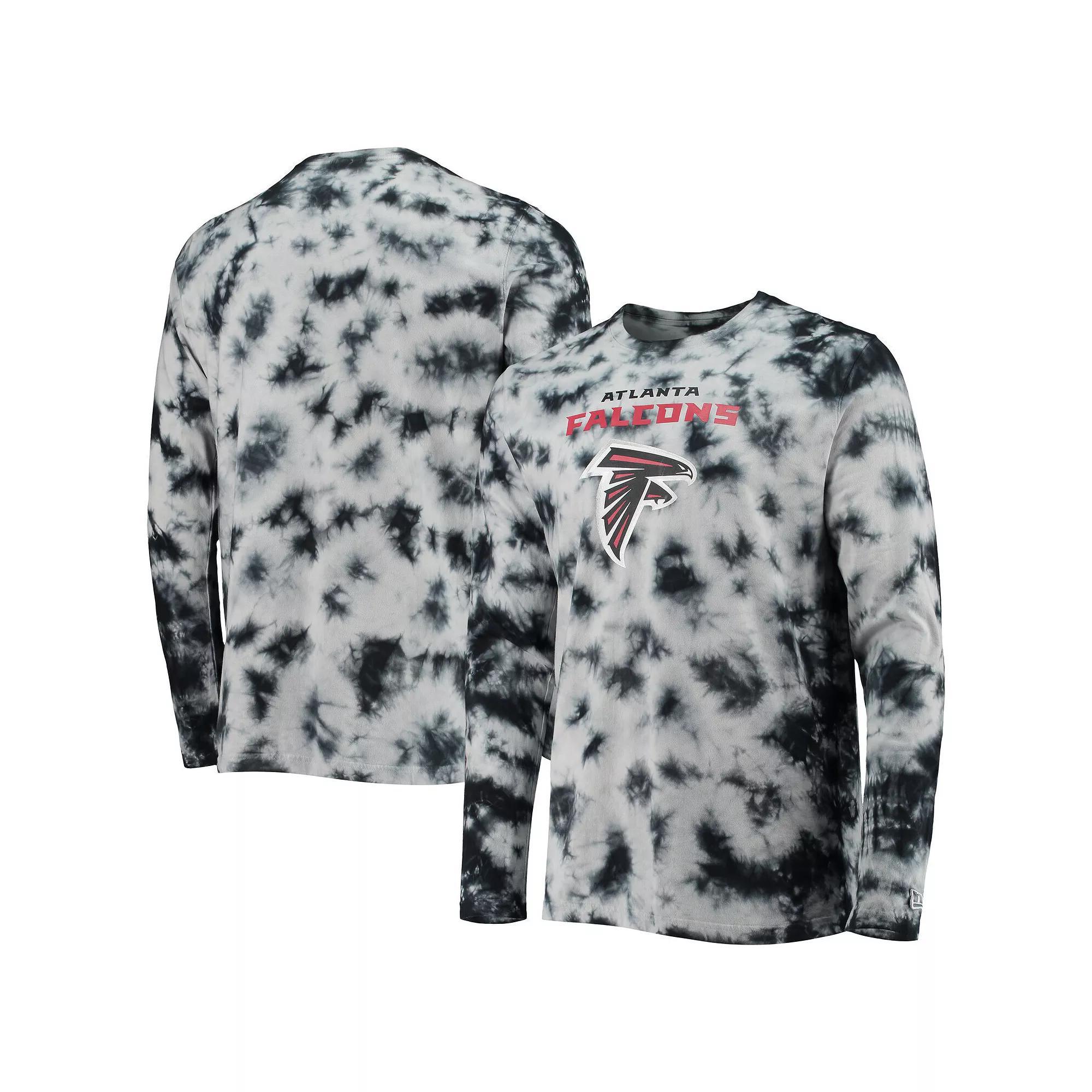 Mens New Era Atlanta Falcons Tie-Dye Long Sleeve T-Shirt Product Image