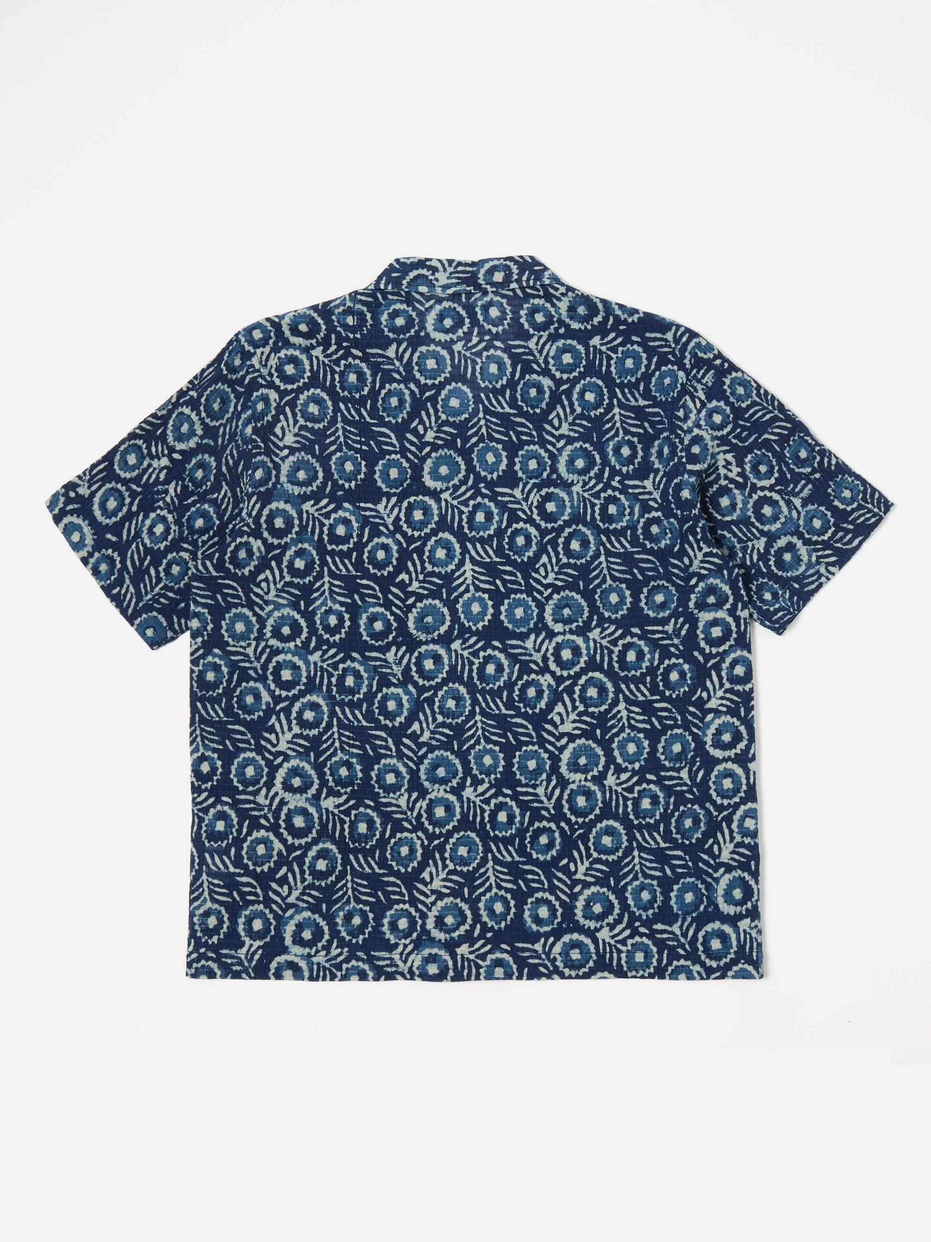 Universal Works Road Shirt in Indigo Winston Ripstop Product Image