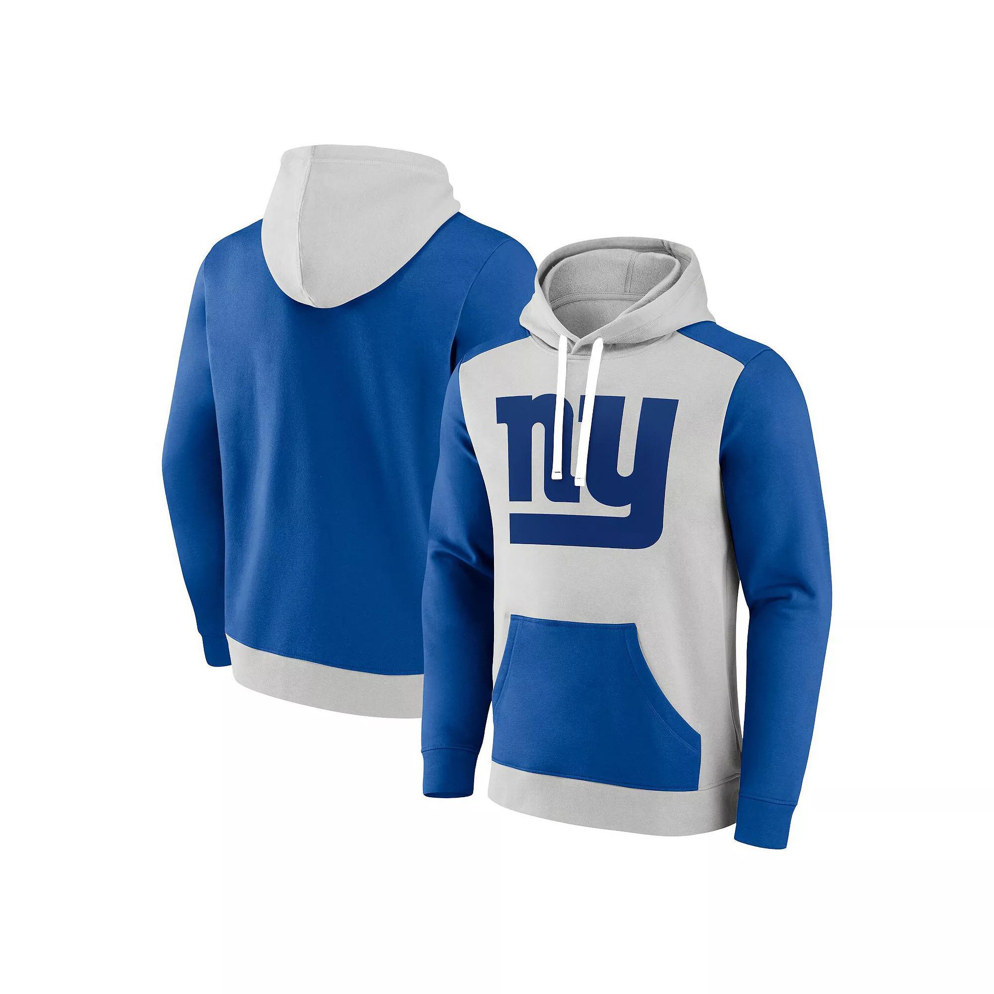 Mens Fanatics Branded /Royal New York Giants Big & Tall Team Fleece Pullover Hoodie Product Image