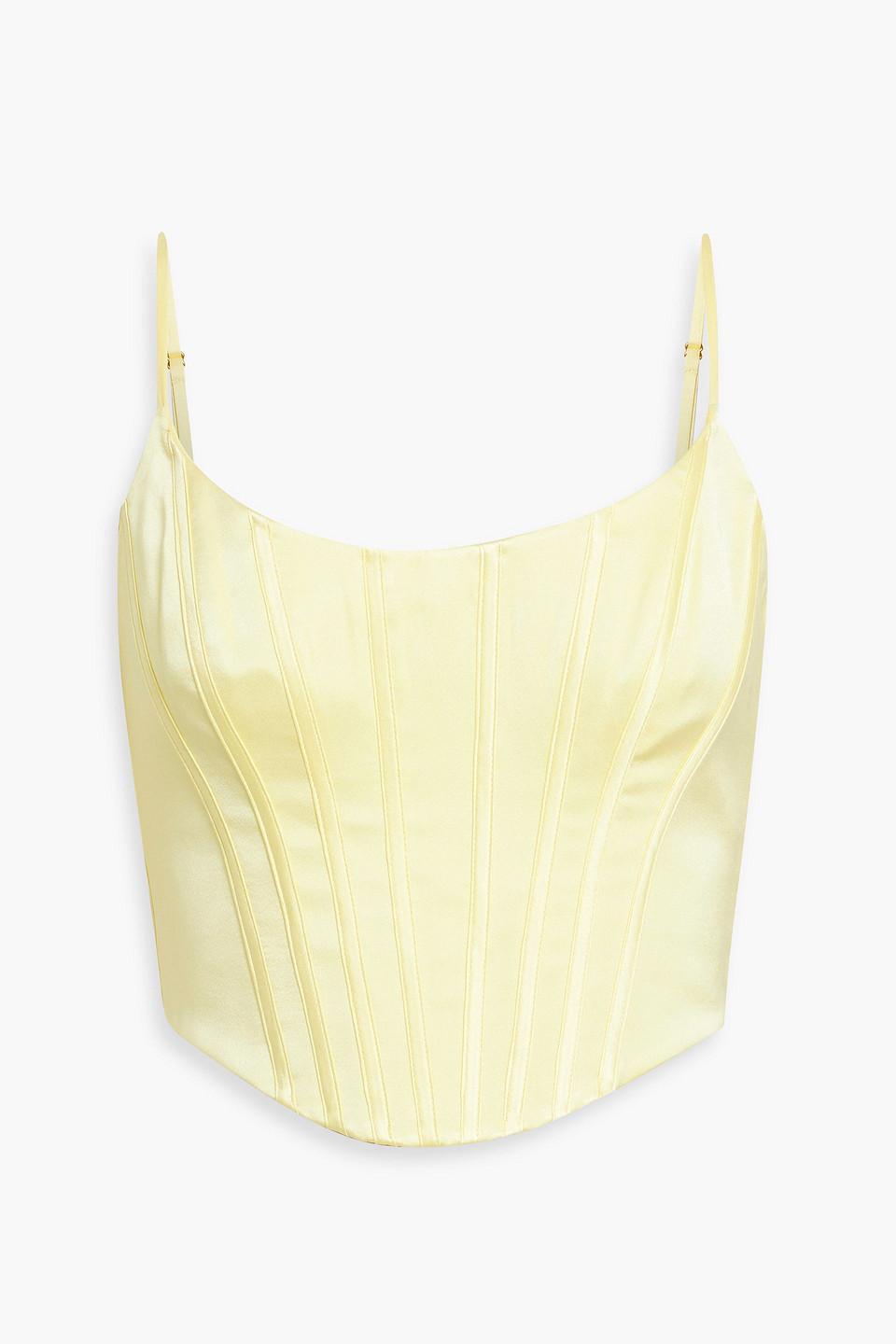 ZIMMERMANN Yellow Scoop Neck Camisole Product Image