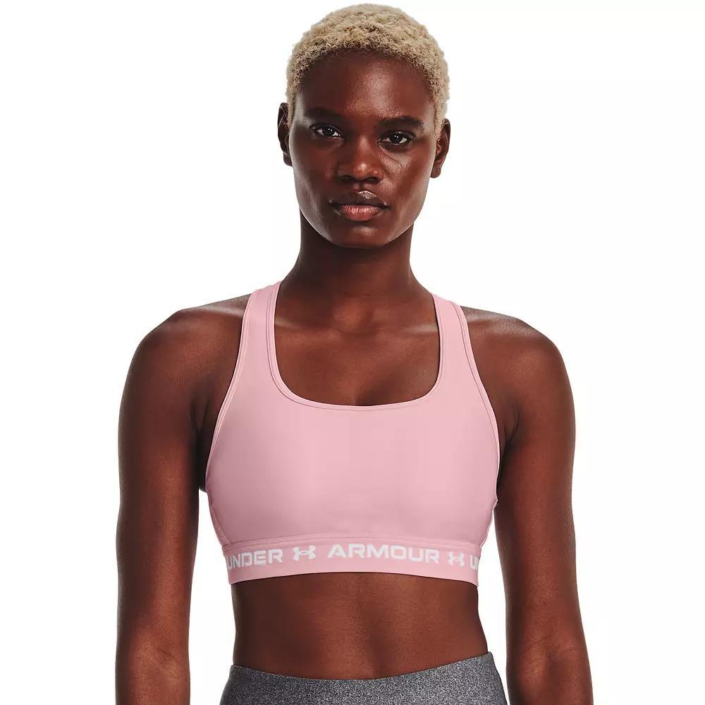 Plus Size Under Armour Crossback 2.0 Medium-Impact Sports Bra, Women's, Size: 1XL, Super Pink Product Image