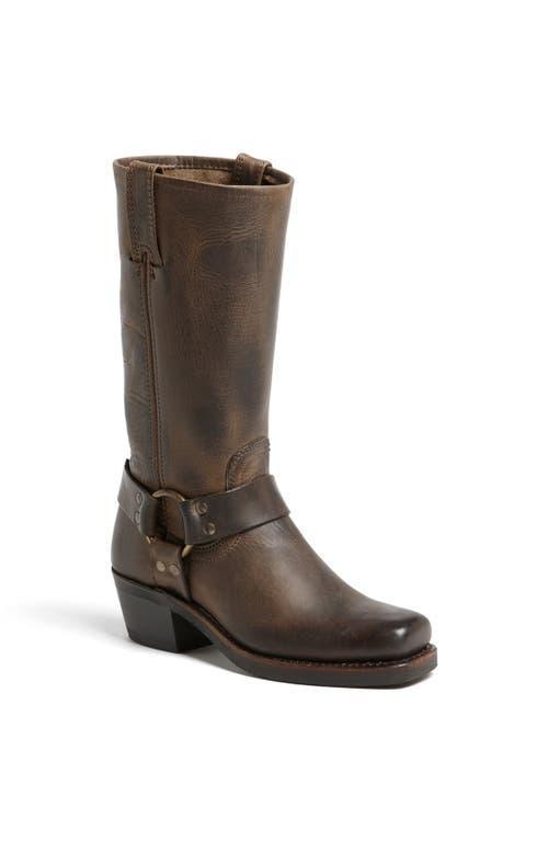 Tall Leather Harness Biker Boots Product Image