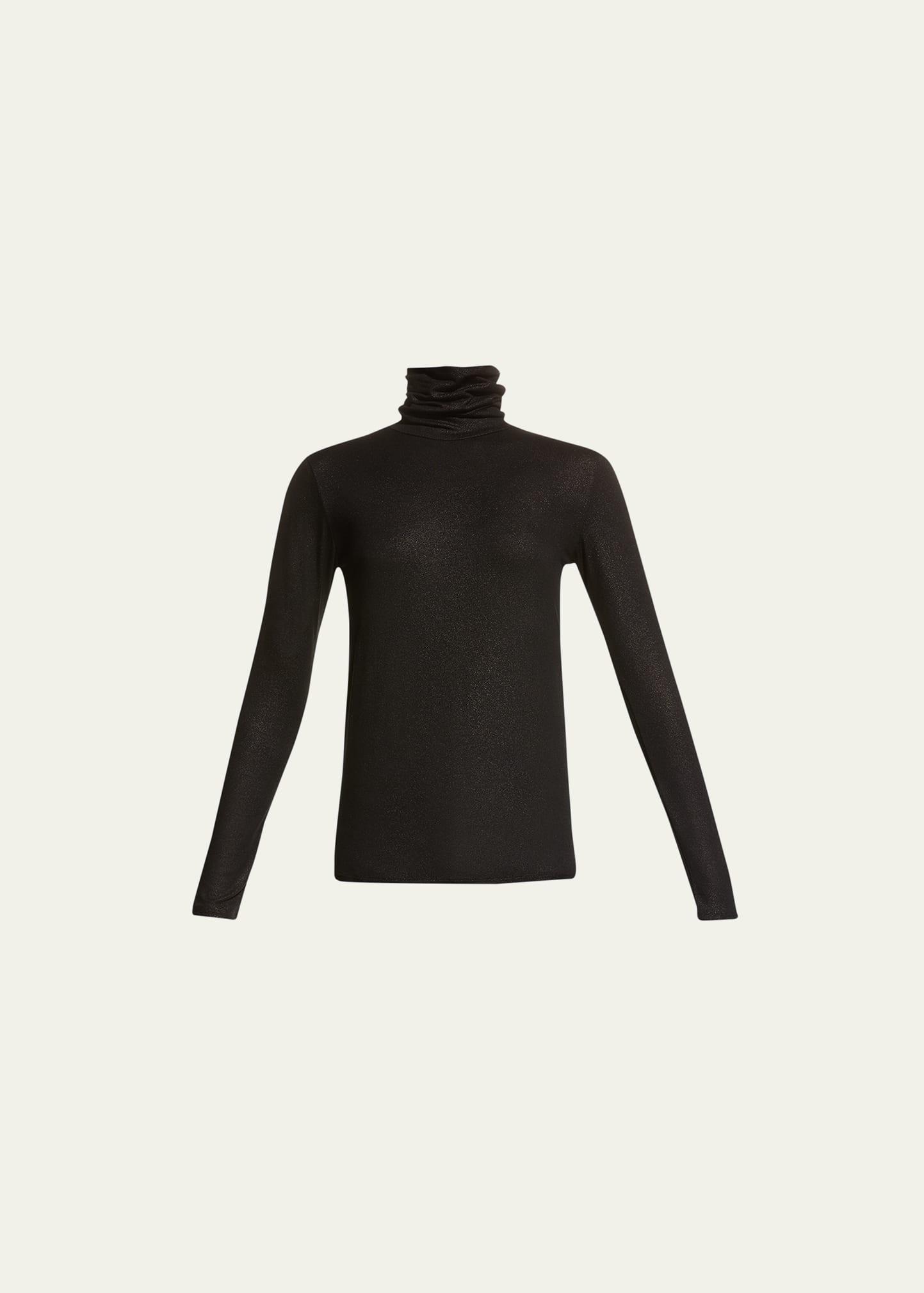 Majestic Filatures Metallic Turtleneck Top Product Image