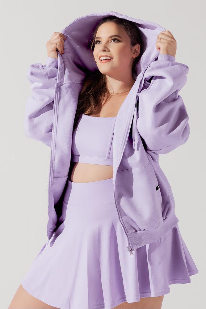 Zip Cloud Hoodie - Pistachio Product Image