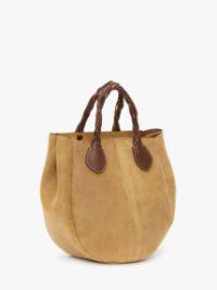 SMALL PUNCH TOTE - LEATHER SHOULDER BAG in neutrals | JW Anderson US  Product Image