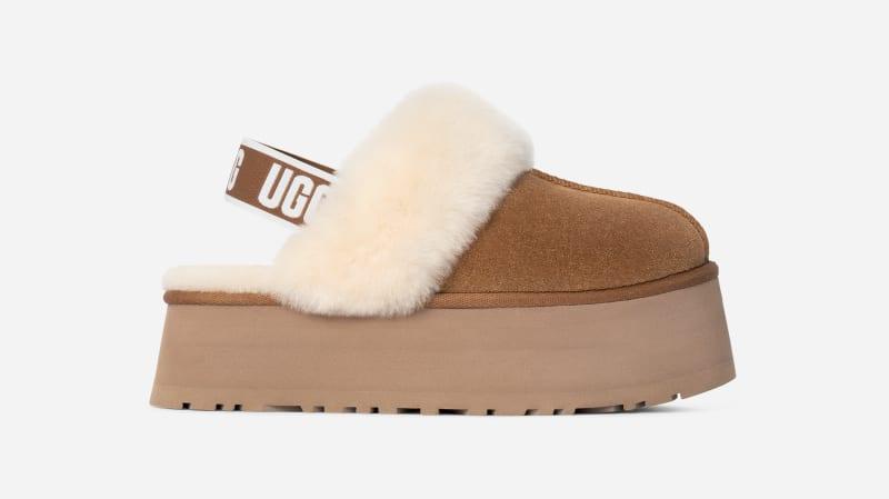 UGG Funkette Suede Platform Clogs Product Image