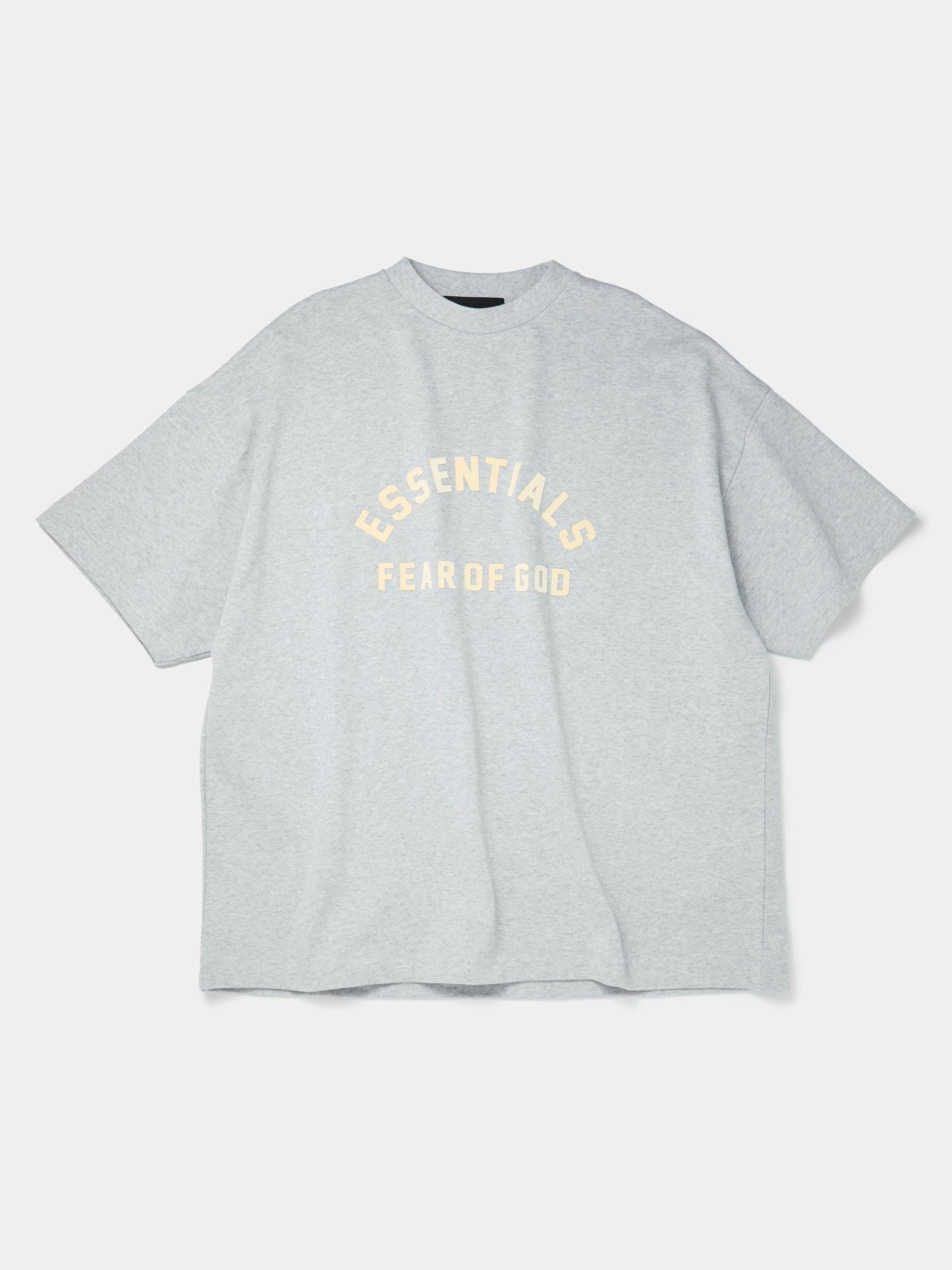 Heavy Jersey Crewneck T-shirt (Light Heather Grey) Product Image