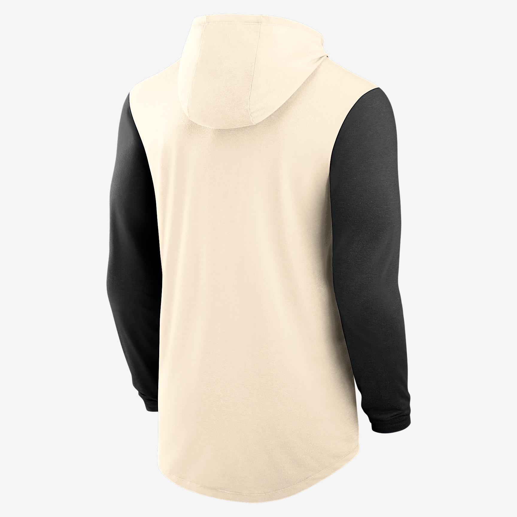 West Virginia Legacy Nike Men's Dri-FIT College Long-Sleeve Hooded T-Shirt Product Image
