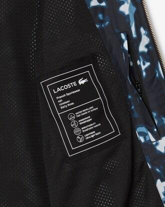 Print Motif Water-Repellent Windbreaker Product Image