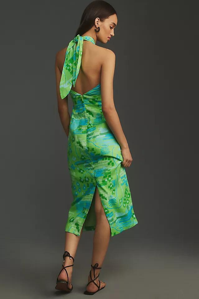 RHODE Paolo Linen Midi Dress Product Image