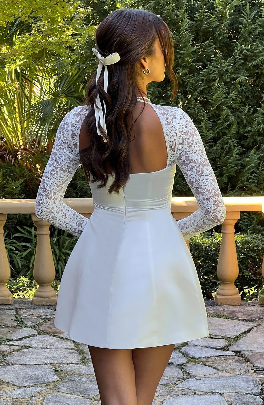 Sadie Mini Dress - Ivory Product Image