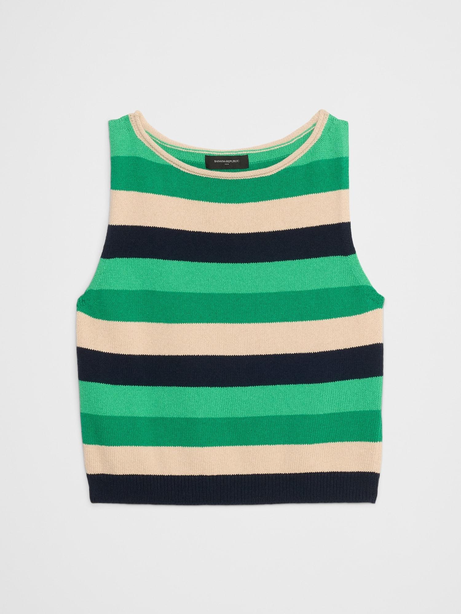 Cropped Boat-Neck Shell Product Image