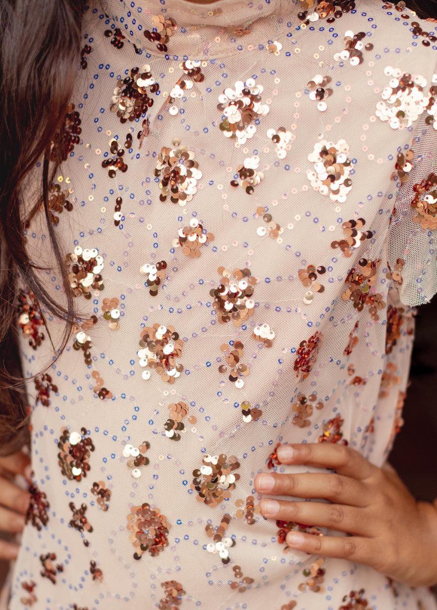 Ansel Dress in Shell Girls Product Image