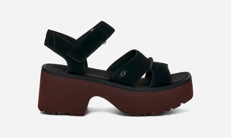 UGG Womens New Heights Ankle Strap Suede Sandals Product Image