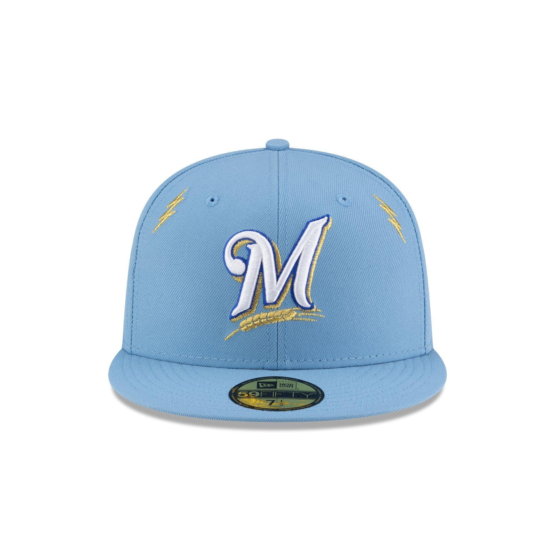 Diet Starts Monday x Milwaukee Brewers Lightening Bolts 59FIFTY Fitted Hat Male Product Image