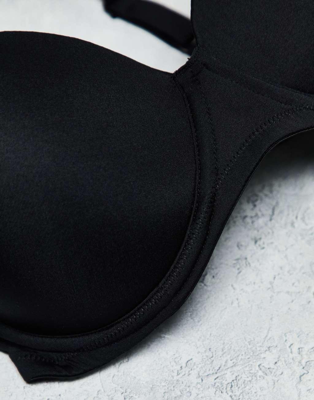 ASOS DESIGN Curve microfiber moulded T-shirt bra Product Image