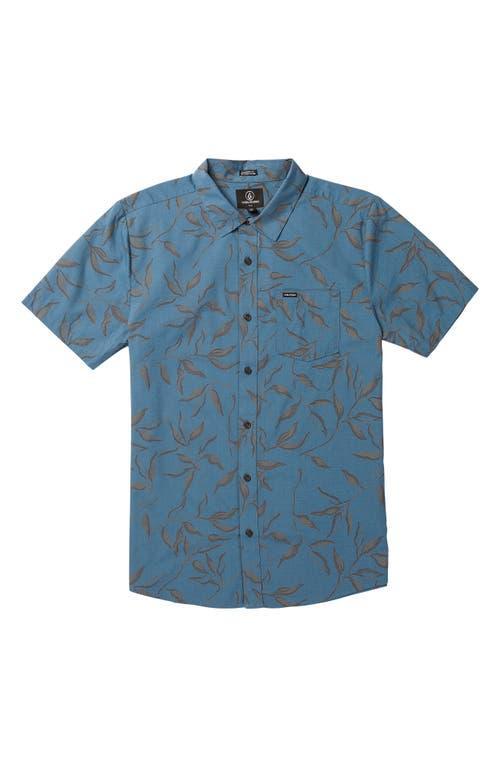 Volcom Stone Mash Short Sleeve Woven (Stone ) Men's Clothing Product Image
