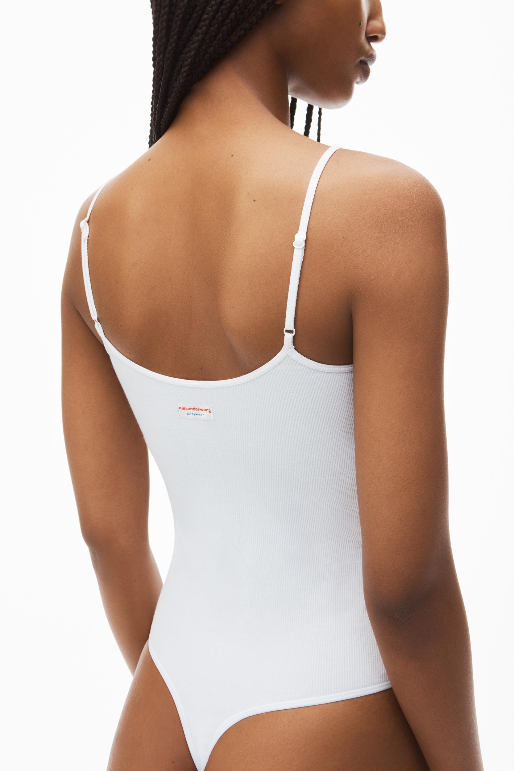Crystal Hotfix Cropped Camisole In Waffle Knit Product Image