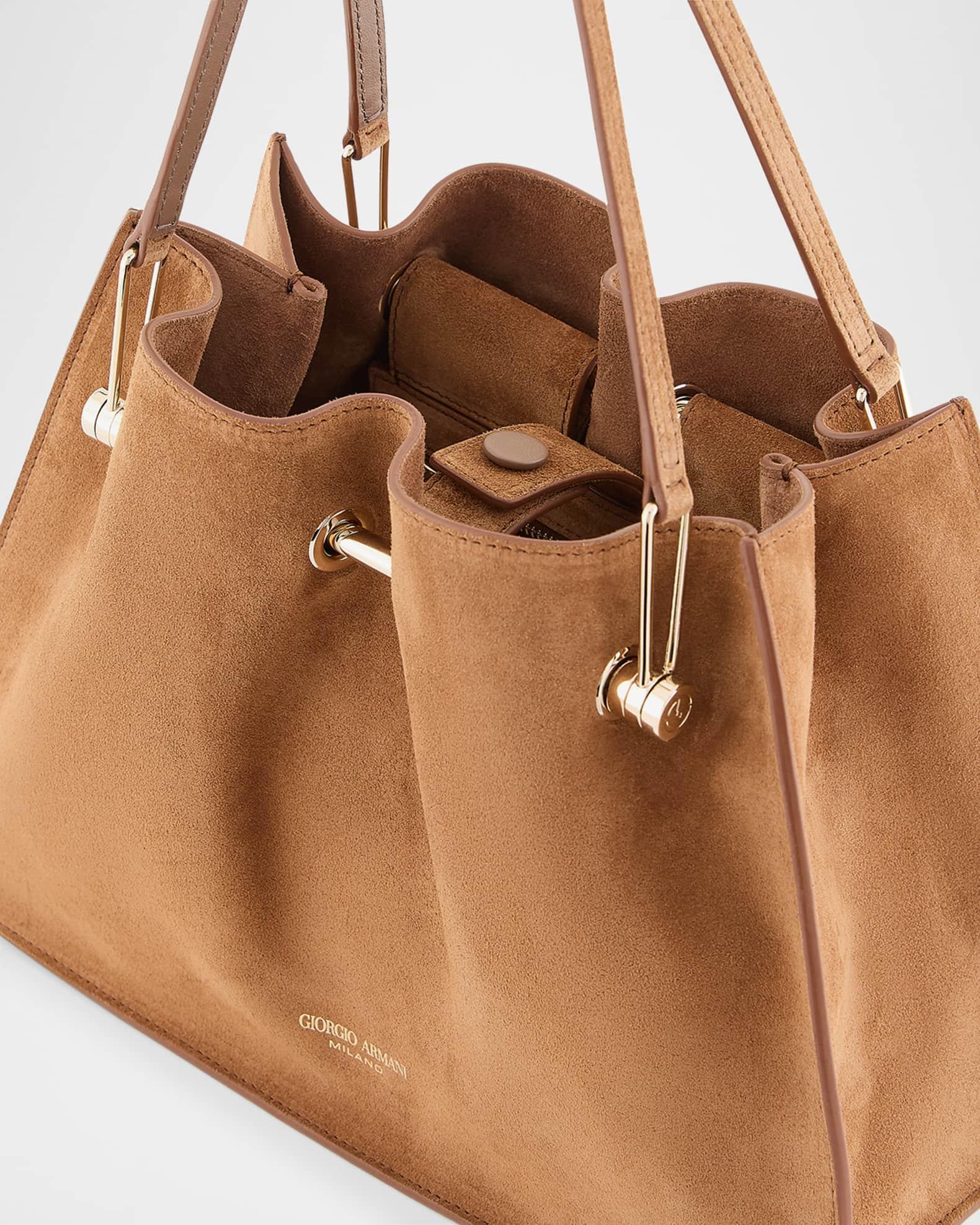 Avenue Small Soft Suede Tote Bag Product Image