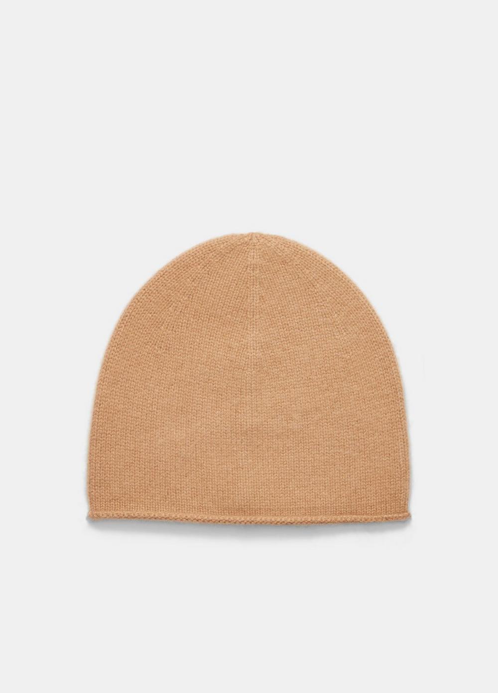Plush Cashmere Rolled-Edge Beanie Product Image