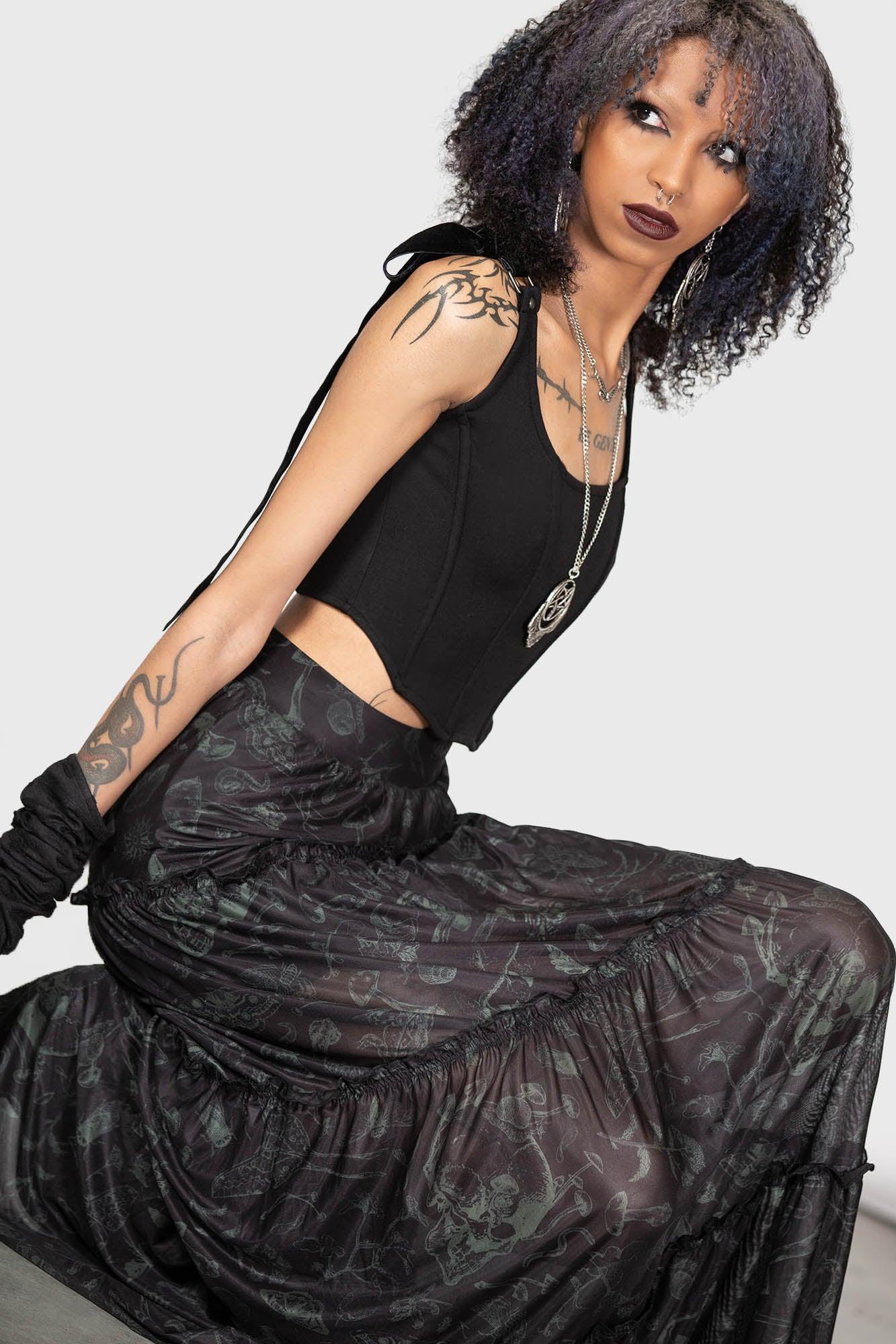 Ghosted Woods Maxi Skirt Female Product Image