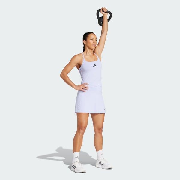 adidas Optime Skort With Integrated Bike Shorts Black XS Womens Product Image