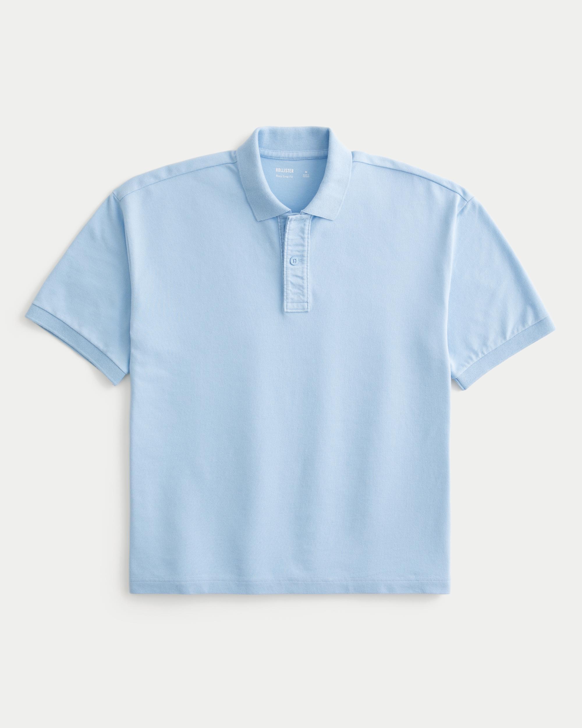 Boxy Crop Polo Product Image
