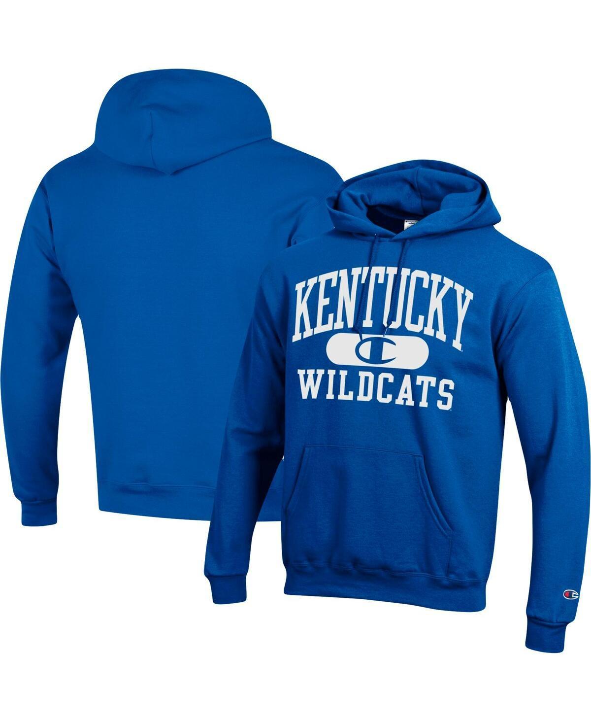 Men's Champion Royal Kentucky Wildcats Arch Pill Pullover Hoodie, Size: Large, Blue Product Image