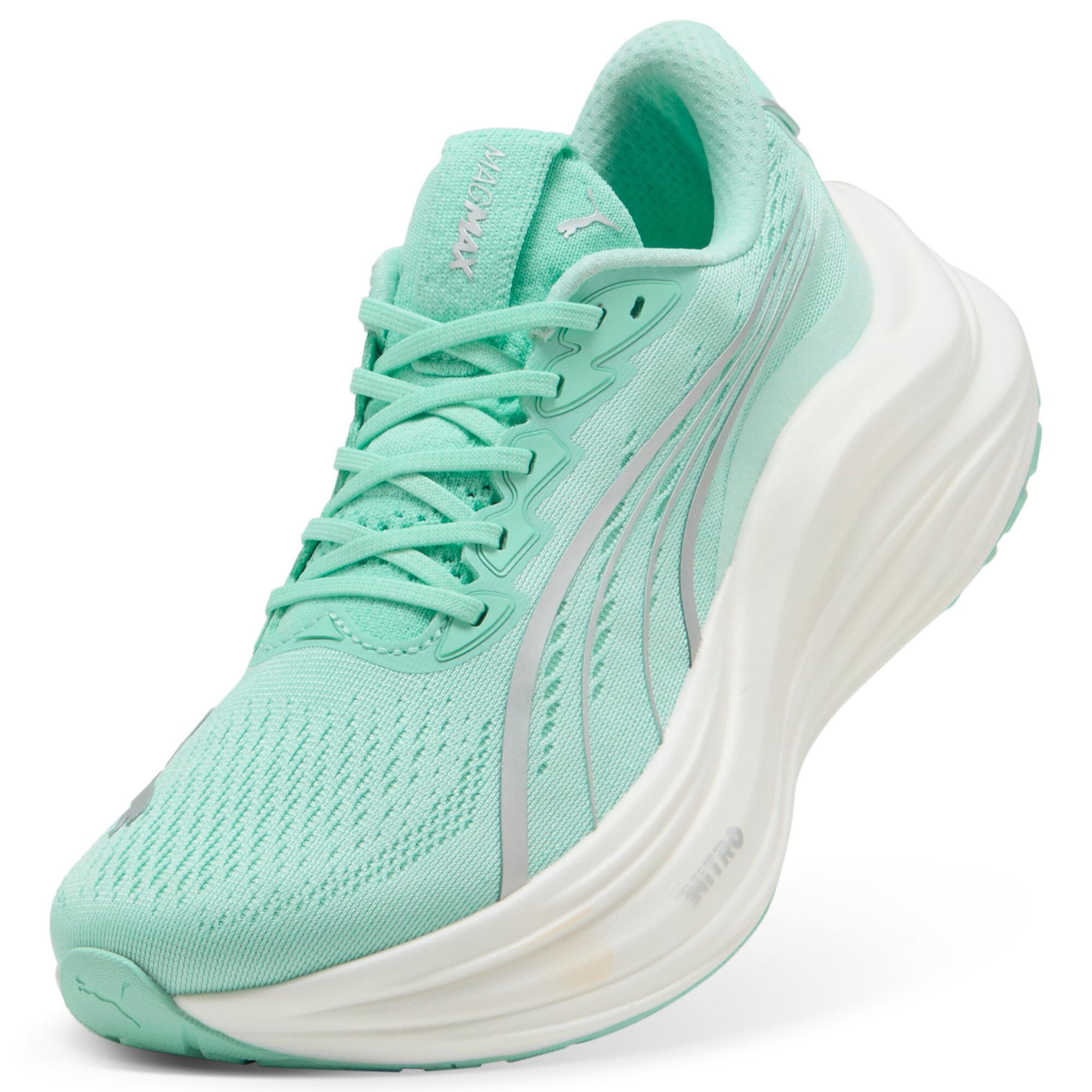 PUMA MagMax NITROâ¢ Women's Running Shoes in Mint Melt/Speed Blue Product Image