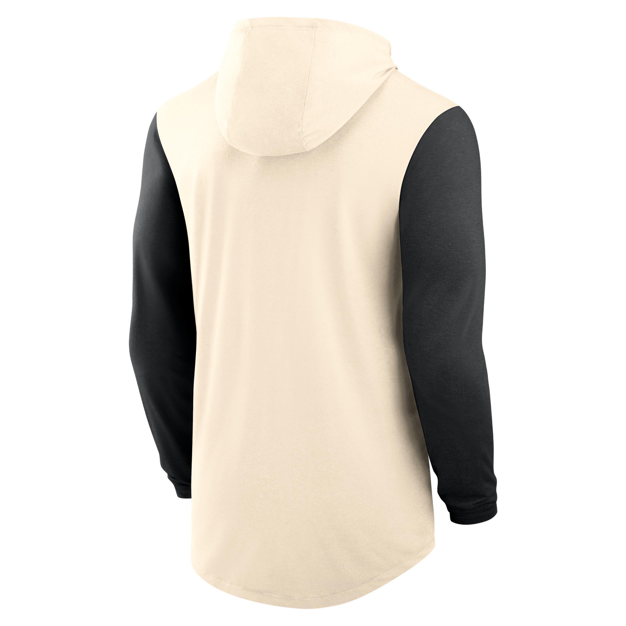 Ohio State Legacy Men's Nike Dri-FIT College Long-Sleeve Hooded T-Shirt Product Image