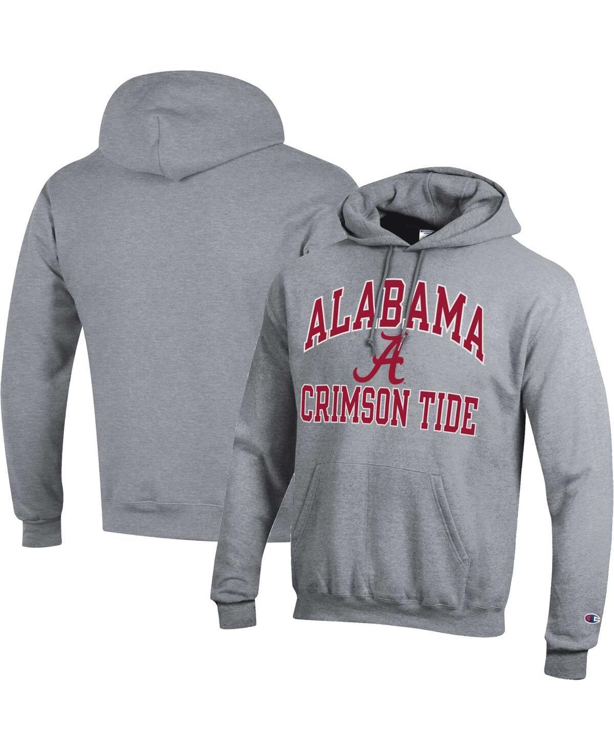 Men's Champion Heather Gray Stanford Cardinal High Motor Pullover Hoodie, Size: XL, Grey Product Image