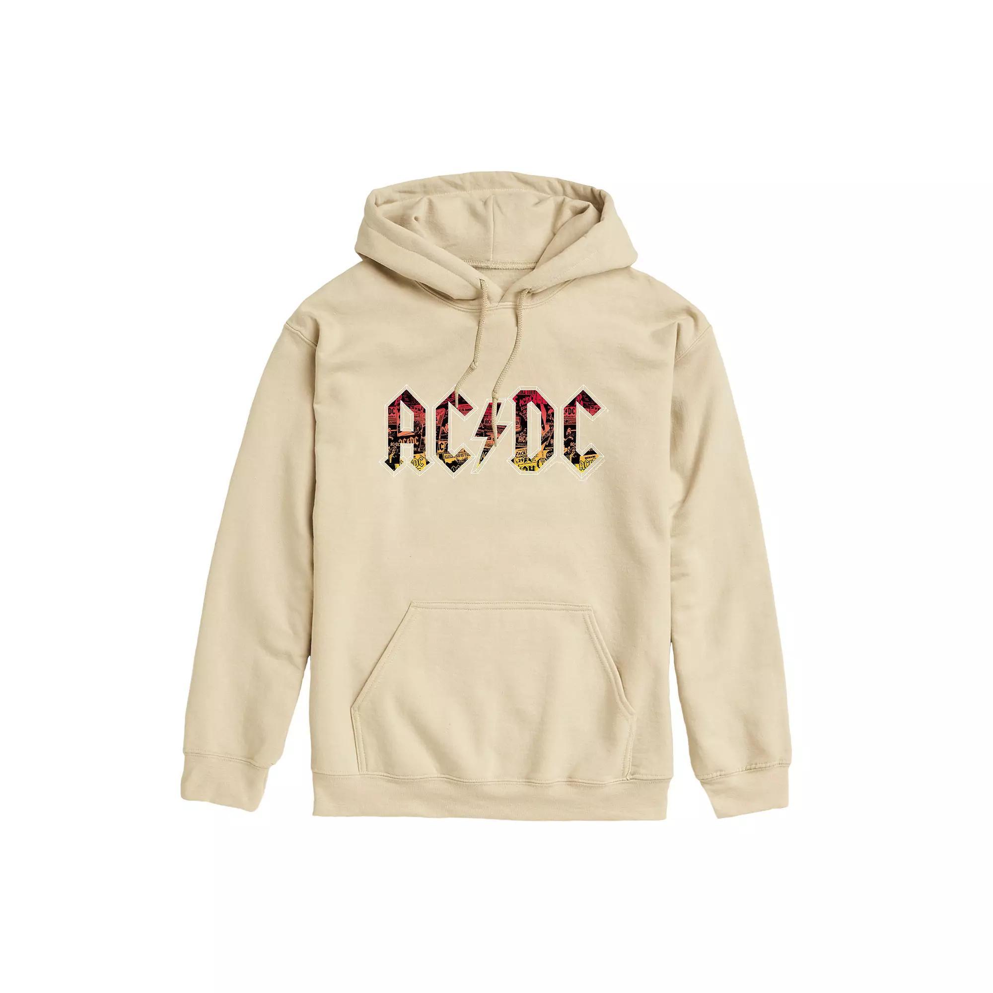 Mens ACDC Poster Graphic Hoodie Product Image