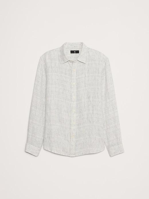 Standard-Fit Linen Shirt Product Image