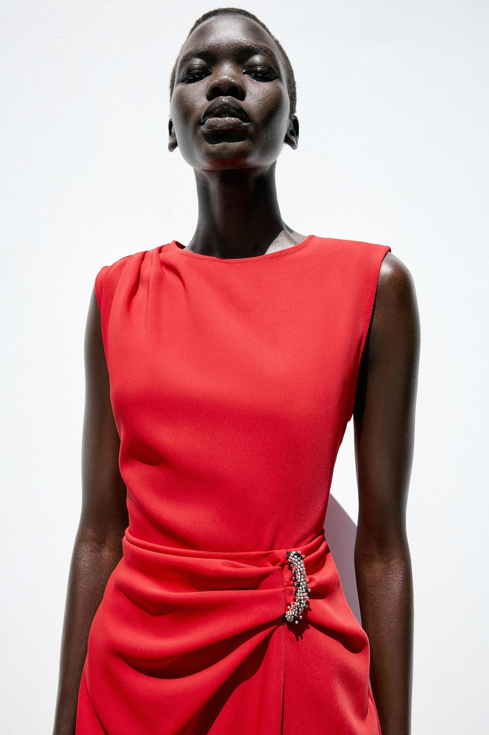 MIDI DRESS WITH HARDWARE Product Image