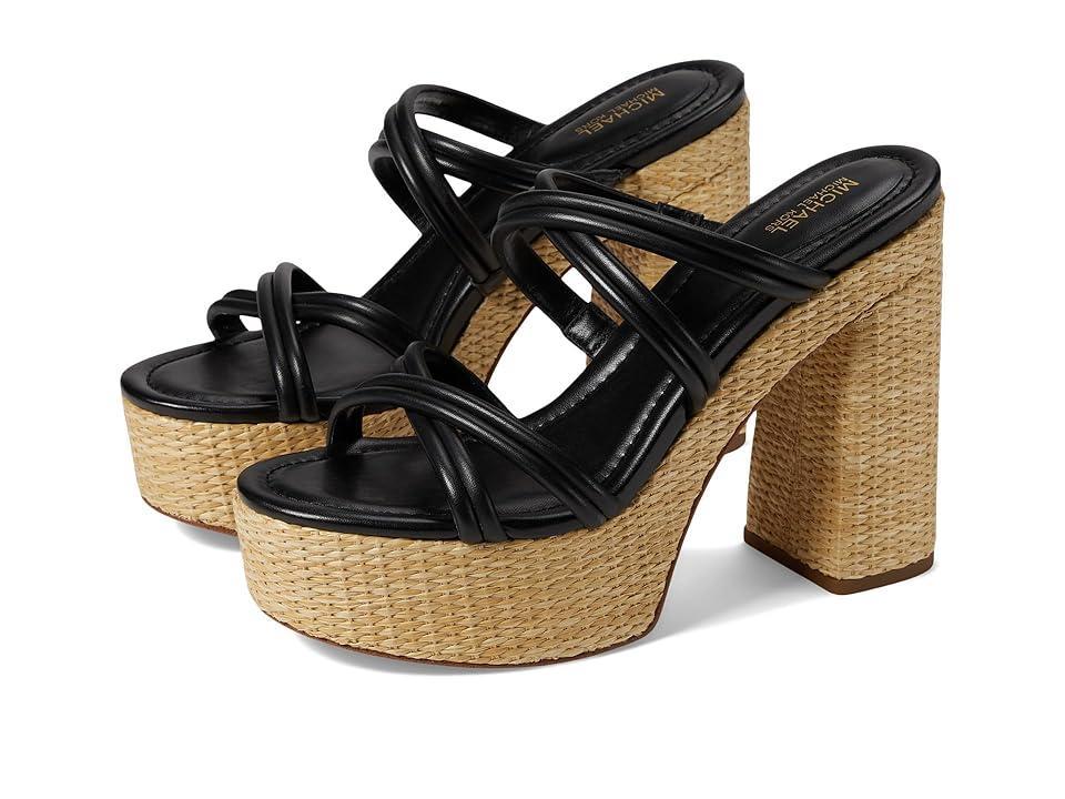 Womens Corrine 130MM Leather Platform Sandals Product Image