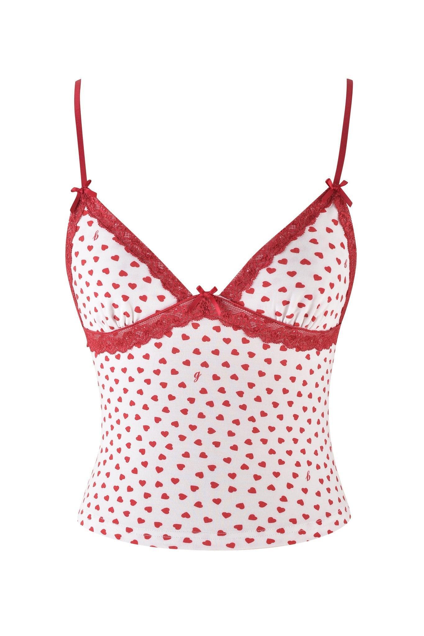 KENDRA TANK - WHITE : DIGITAL : HEARTBEAT Product Image