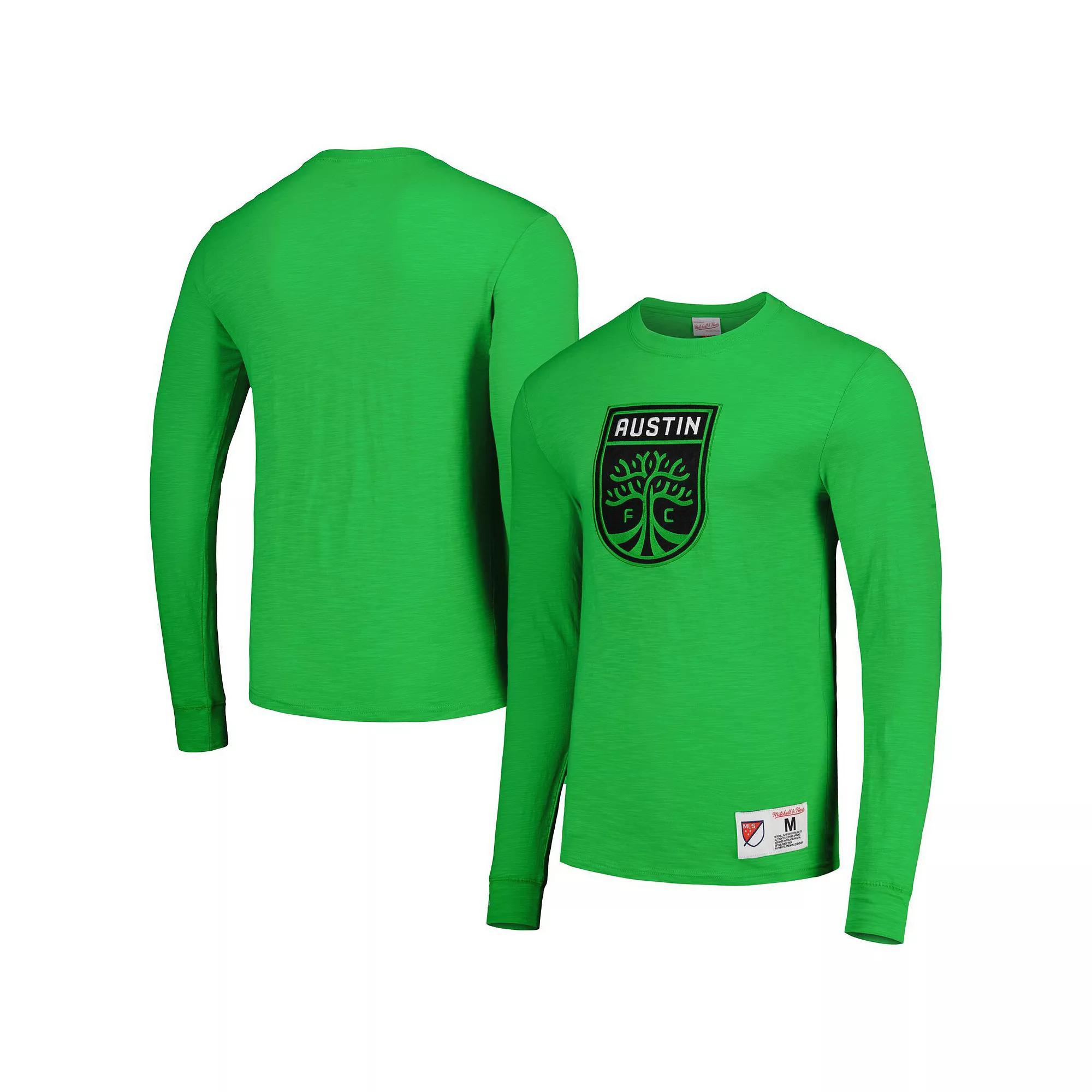 Men's Mitchell & Ness Green Austin FC Legendary Long Sleeve T-Shirt, Size: Medium, Afc Green Product Image