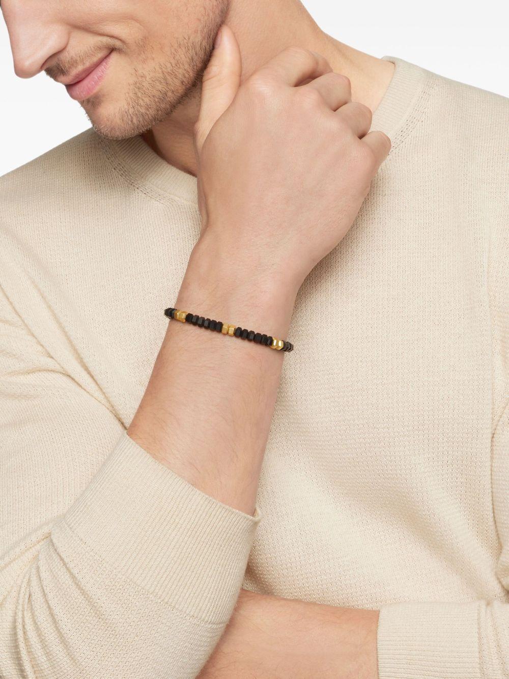 18kt yellow gold Hex Bead bracelet (6mm) Product Image