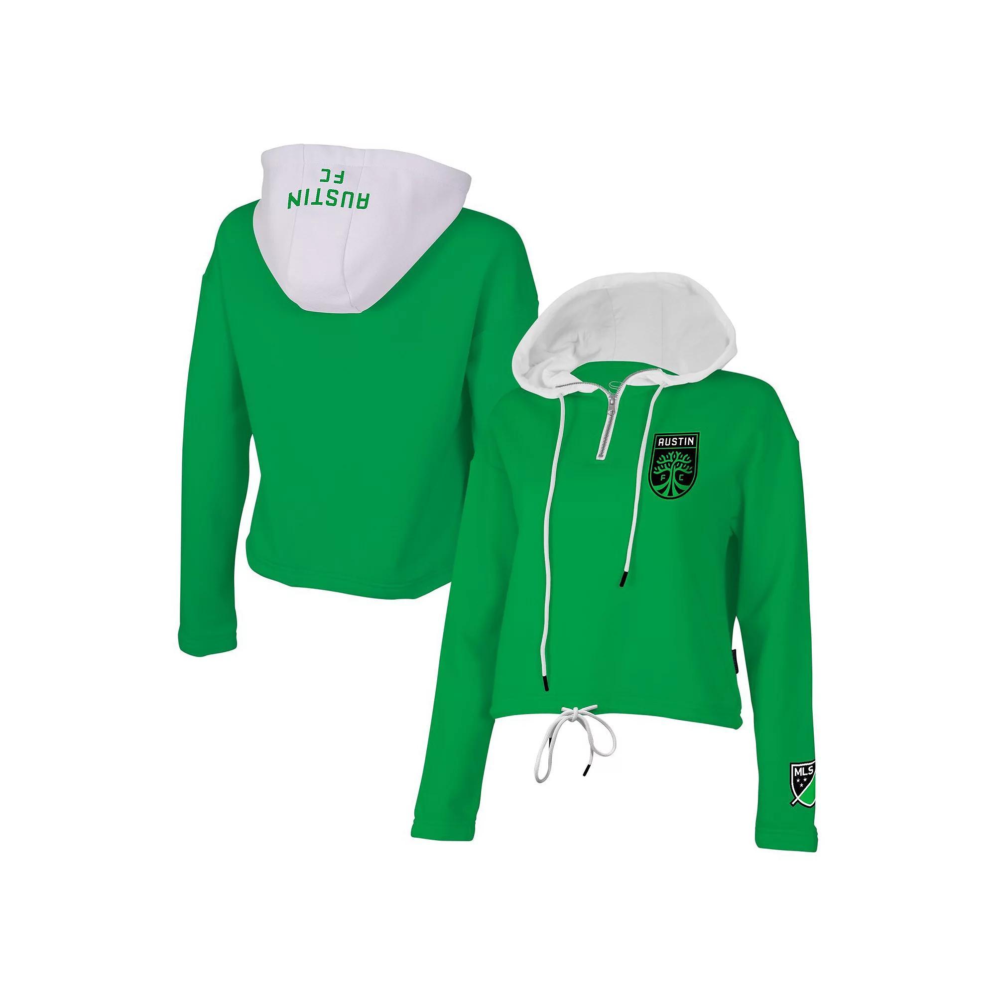 Women's Stadium Essentials Green Austin FC Game Plan Quarter-Zip Hoodie, Size: Small, Afc Green Product Image