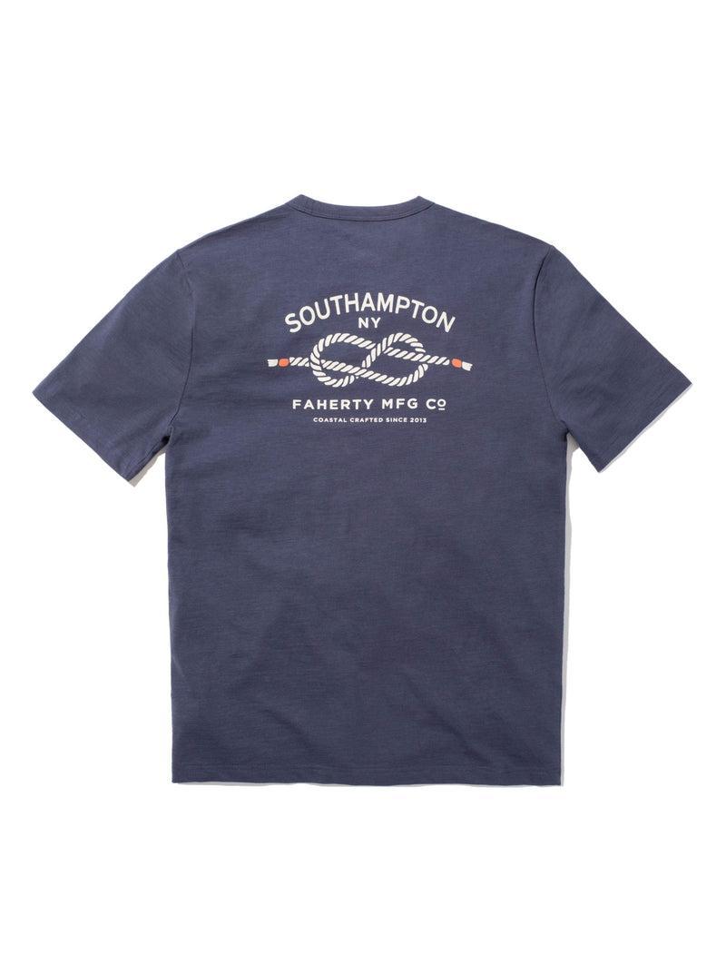 Southampton Short-Sleeve Crew T-Shirt - Dune Navy Product Image