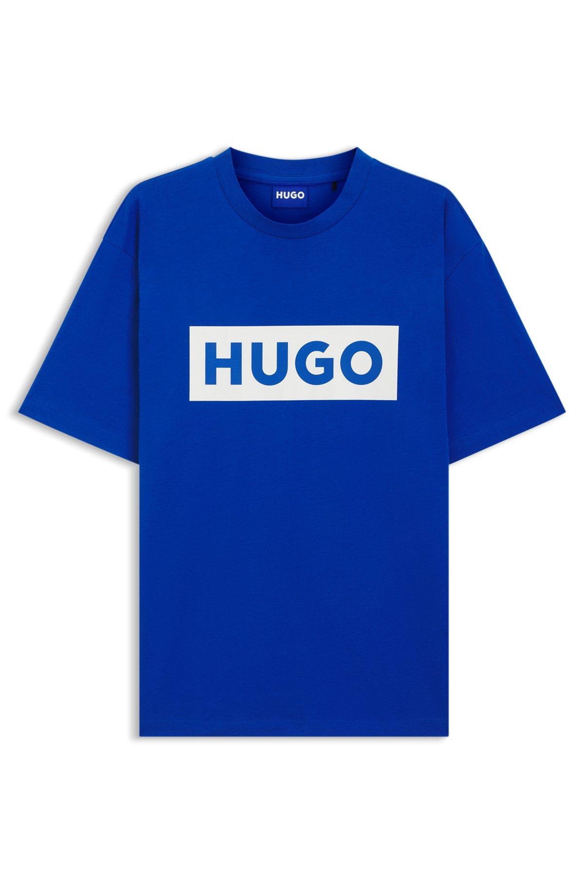 Cotton jersey T-shirt with mixed-print logo Product Image