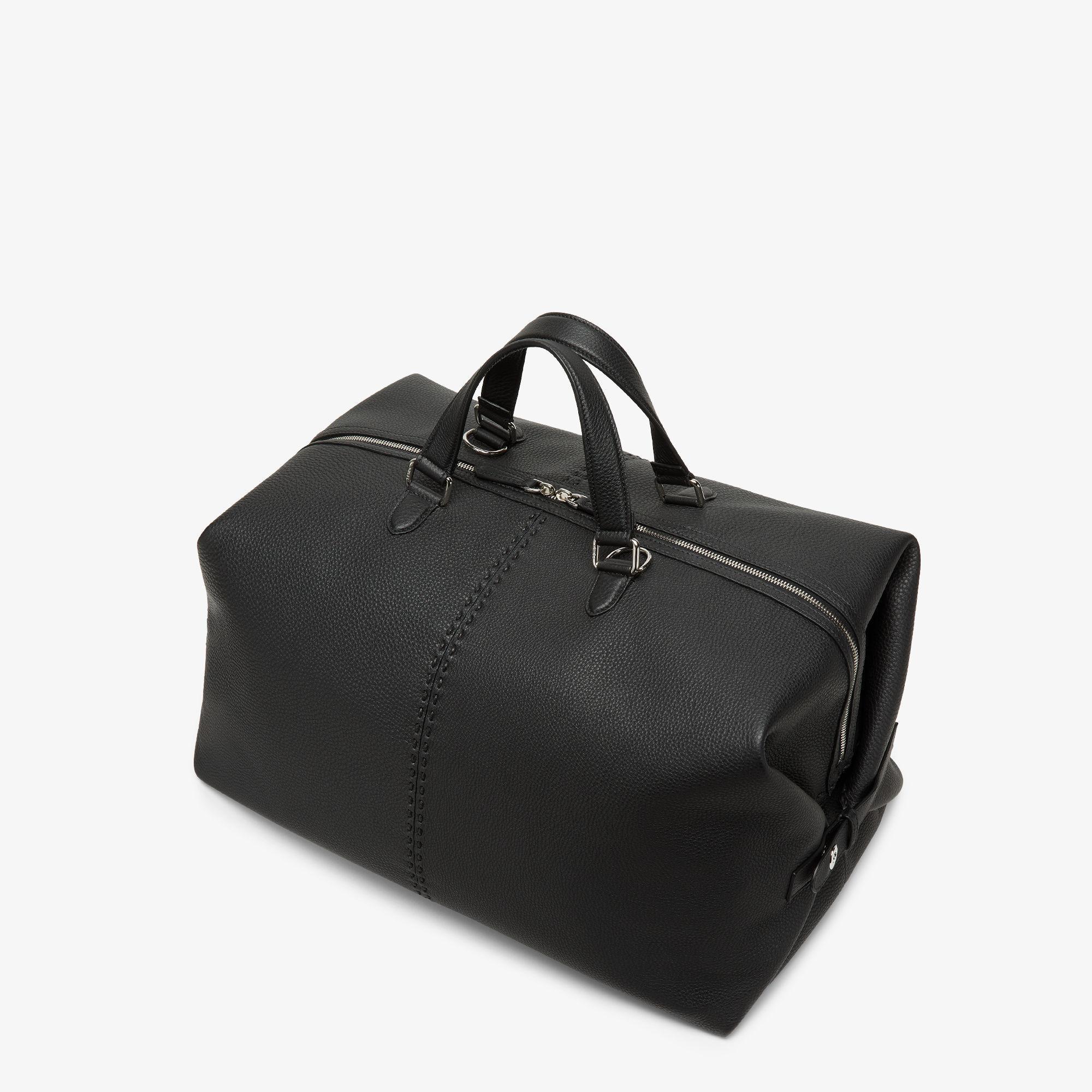 Selleria Fendi Siesta LargeBlack Selleria bag with 568 hand-sewn topstitches Product Image