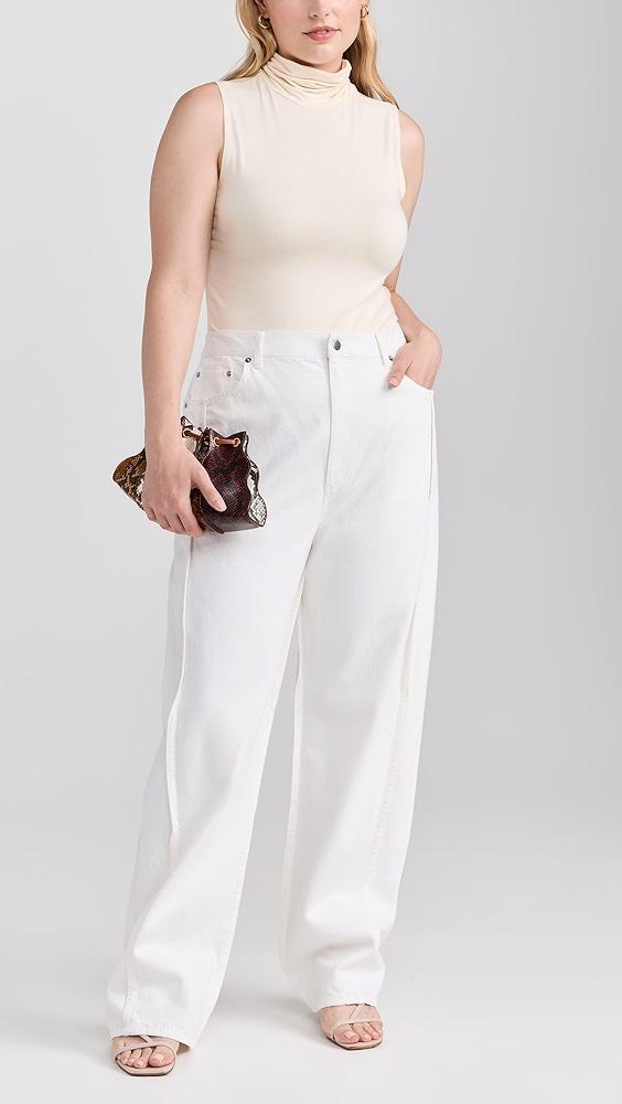 L'AGENCE Ceci Sleeveless Turtleneck Tee | Shopbop Product Image