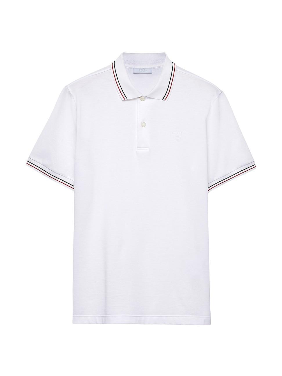 Mens Short-Sleeved Piqu Polo Shirt Product Image