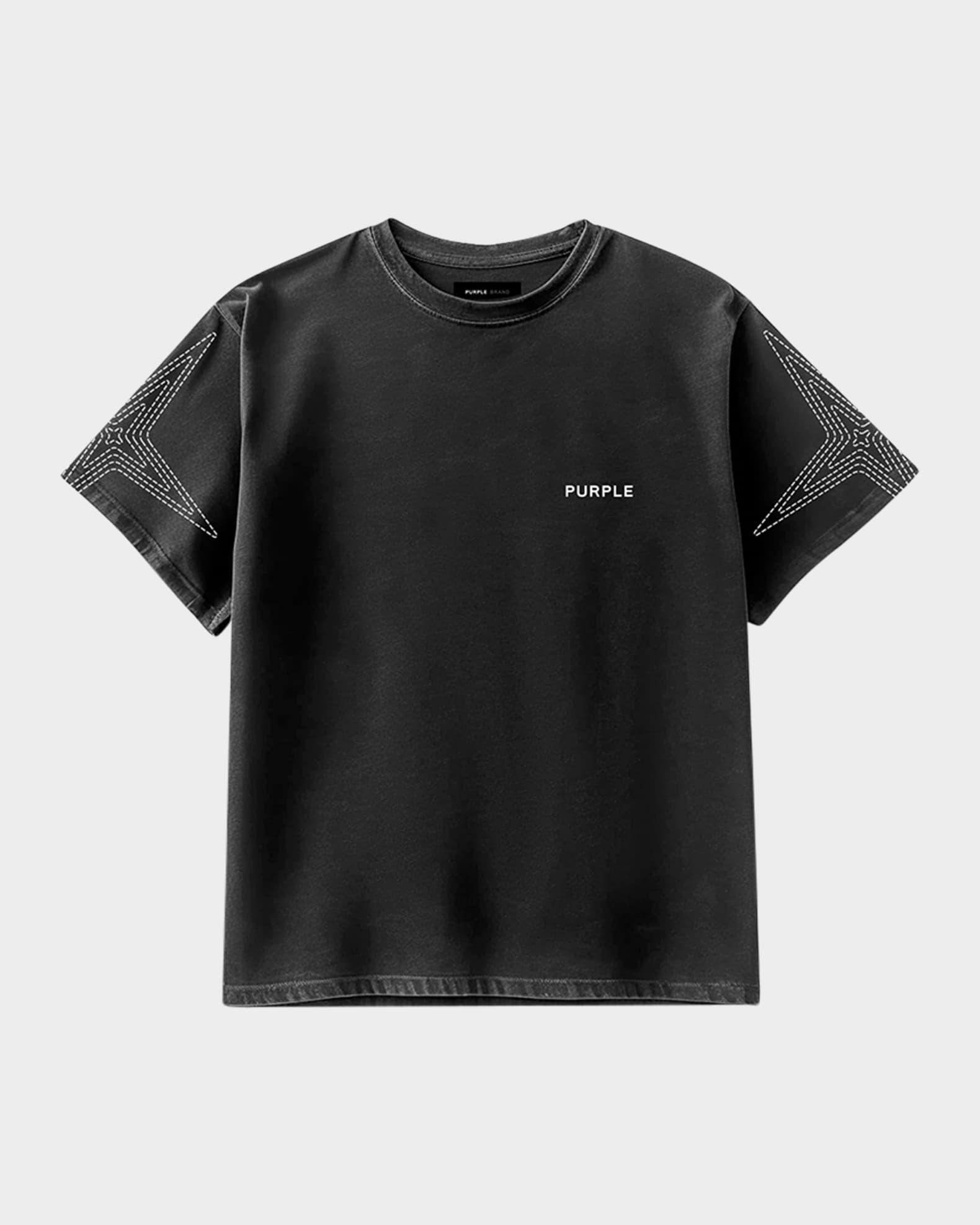 Men's Embroidered Logo-Print Jersey Tee Product Image