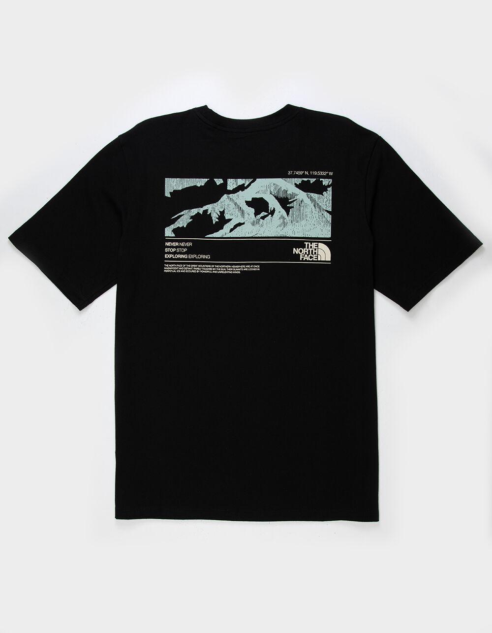 THE NORTH FACE Coordinates Mens Tee - BURGUNDY Product Image