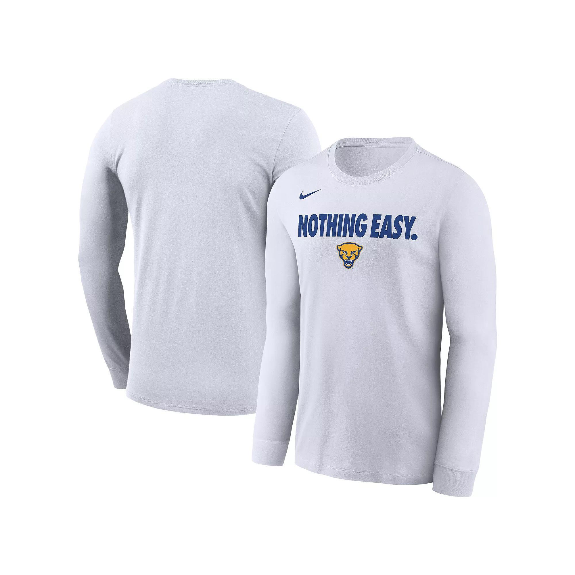 Men's Nike White Texas Longhorns 2025 On-Court Bench Long Sleeve T-Shirt, Size: Large Product Image