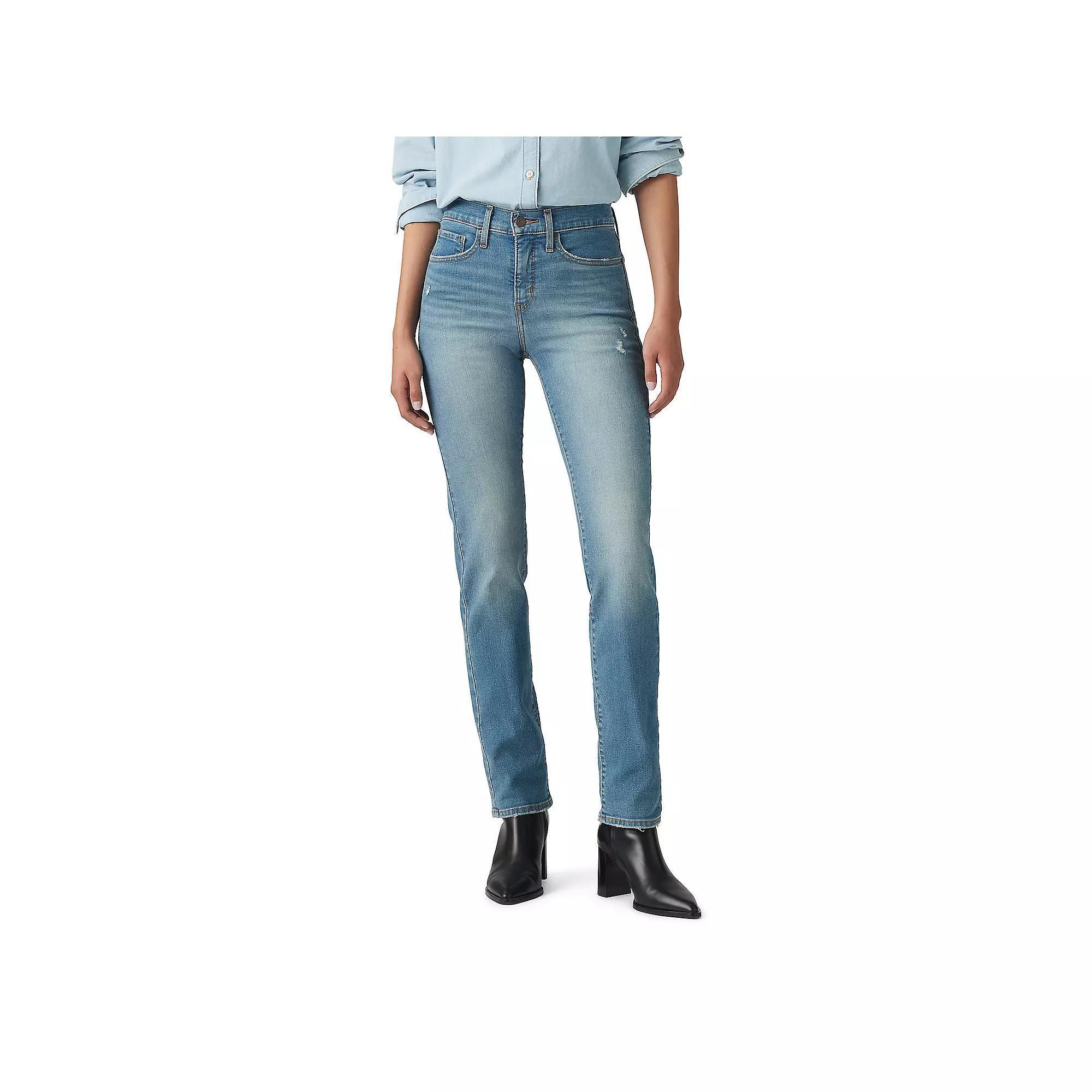 Women's Levi's® 314™ Shaping Straight Jeans, Size: 32(US 14)Medium, Two Time Product Image