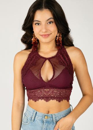 Myranda Bralette in Plum Female Product Image